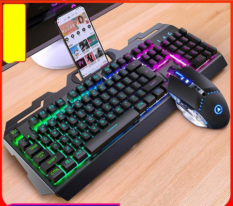 Silver Eagle V2 Gaming Keyboard Mouse Headset Three-Piece Suit Manipulator Feel Keyboard And Mouse Kit Amazon Cross-Border Wholesale - Gamer Z Paradise