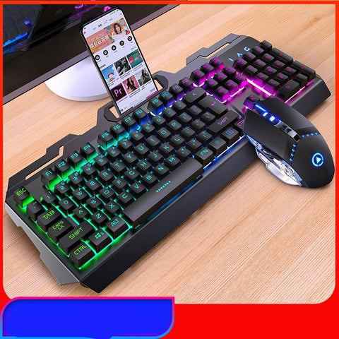 Silver Eagle V2 Gaming Keyboard Mouse Headset Three-Piece Suit Manipulator Feel Keyboard And Mouse Kit Amazon Cross-Border Wholesale - Gamer Z Paradise