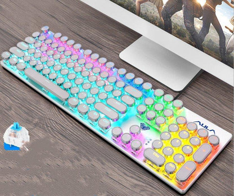 Steampunk Game Real Mechanical Keyboard - Gamer Z Paradise