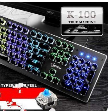 Steampunk Retro Keyboard - Gamer Z Paradise