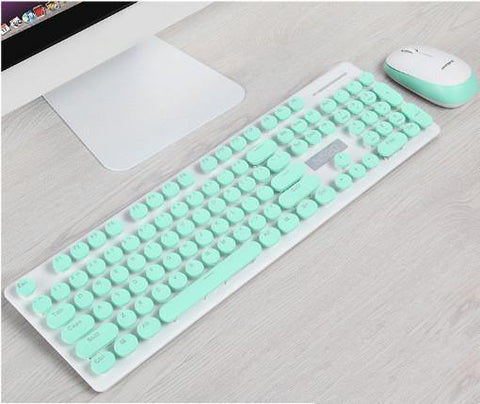 Steampunk Retro Keyboard And Mouse Set Gaming Keyboard And Mouse Set - Gamer Z Paradise