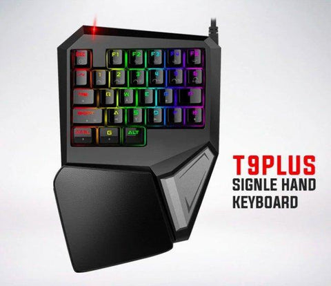 T9PLUS Single-handed Gaming keyboard 29 Buttons Mechanical Mini keypad - Gamer Z Paradise