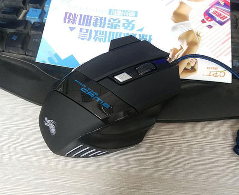 Wired Gaming Mouse 5500DPI 7-Color LED Backlight Optical Mouse Gamer USB 7 Buttons PC Gamer Computer Laptop Desktop Mice - Gamer Z Paradise