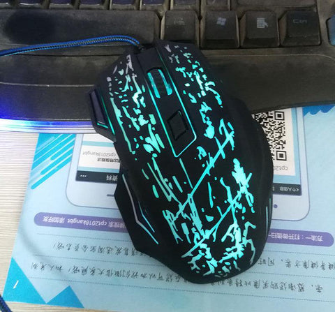 Wired Gaming Mouse 5500DPI 7-Color LED Backlight Optical Mouse Gamer USB 7 Buttons PC Gamer Computer Laptop Desktop Mice - Gamer Z Paradise