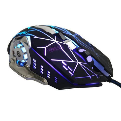 Wired Gaming Mouse 5500DPI 7-Color LED Backlight Optical Mouse Gamer USB 7 Buttons PC Gamer Computer Laptop Desktop Mice - Gamer Z Paradise