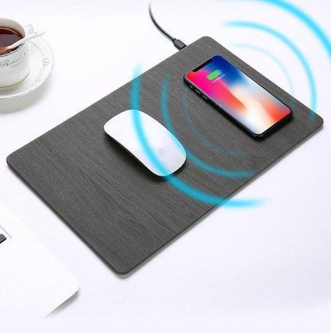 Wireless charger mouse pad all aluminum alloy - Gamer Z Paradise