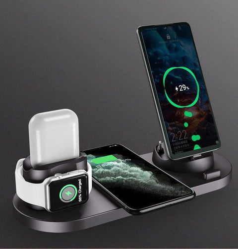 Wireless Charger Three-in-one For Apple Mobile Phone Bluetooth Headset Watch Desktop Multi-function Charger - Gamer Z Paradise