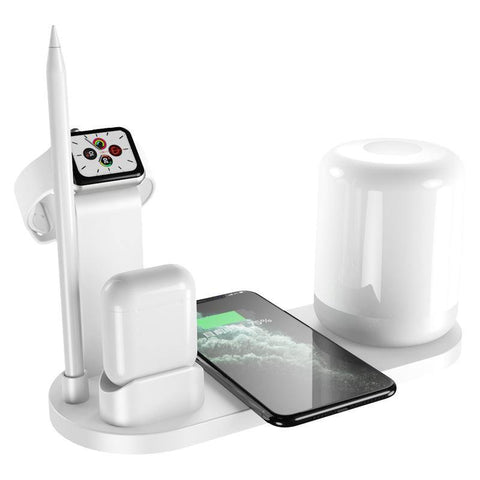 Wireless Charger Three-in-one For Apple Mobile Phone Bluetooth Headset Watch Desktop Multi-function Charger - Gamer Z Paradise