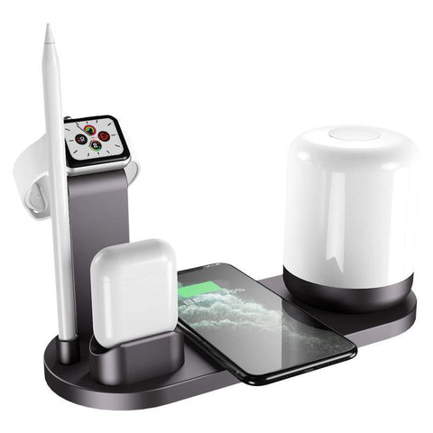 Wireless Charger Three-in-one For Apple Mobile Phone Bluetooth Headset Watch Desktop Multi-function Charger - Gamer Z Paradise