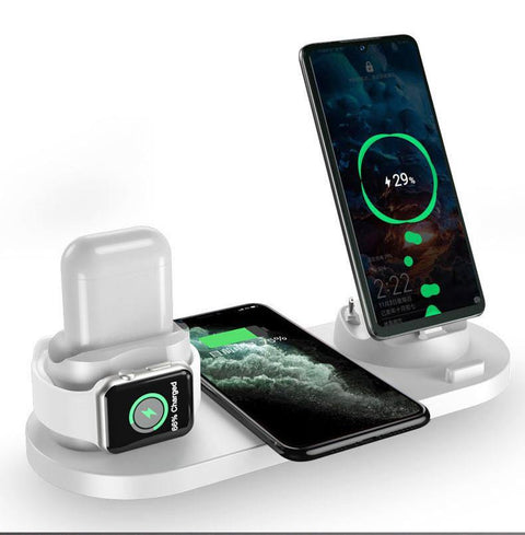 Wireless Charger Three-in-one For Apple Mobile Phone Bluetooth Headset Watch Desktop Multi-function Charger - Gamer Z Paradise