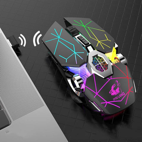 Wireless Charging Gaming Mouse Silent Water-cooled Luminous - Gamer Z Paradise