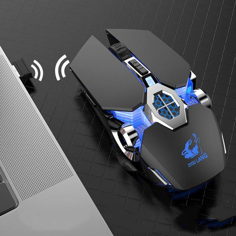 Wireless Charging Gaming Mouse Silent Water-cooled Luminous - Gamer Z Paradise
