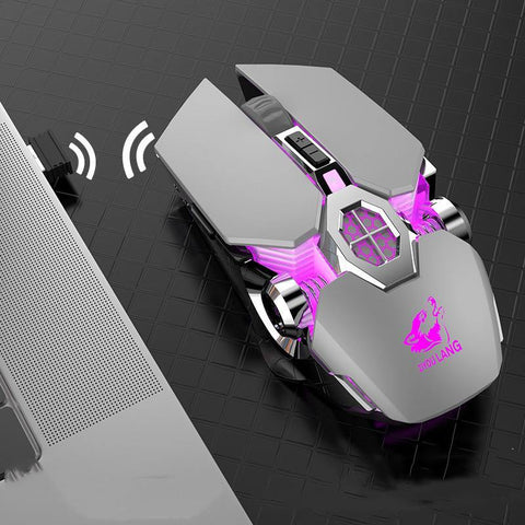 Wireless Charging Gaming Mouse Silent Water-cooled Luminous - Gamer Z Paradise