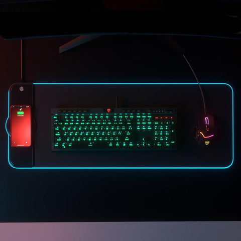 Wireless Charging RGB Mouse Pad, Luminous Mouse Pad, Soft Pad - Gamer Z Paradise
