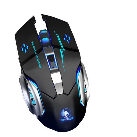 Wireless Gaming Mouse Luminous Mute Rechargeable Wired Office Mouse - Gamer Z Paradise