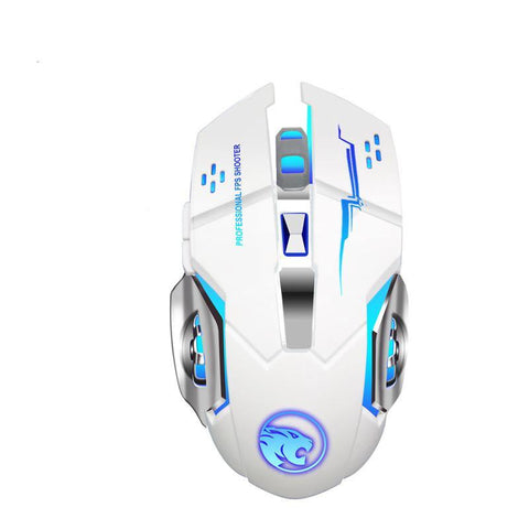 Wireless Gaming Mouse Luminous Mute Rechargeable Wired Office Mouse - Gamer Z Paradise