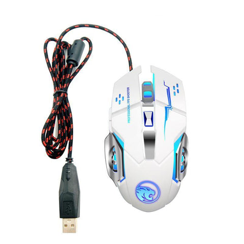 Wireless Gaming Mouse Luminous Mute Rechargeable Wired Office Mouse - Gamer Z Paradise