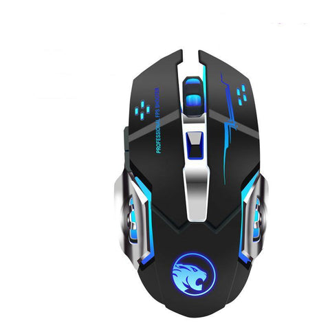 Wireless Gaming Mouse Luminous Mute Rechargeable Wired Office Mouse - Gamer Z Paradise