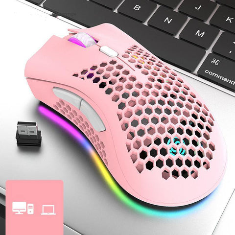 Wireless mouse game luminous RGB electric charging mouse - Gamer Z Paradise
