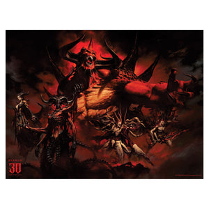 Diablo 30th Anniversary Poster